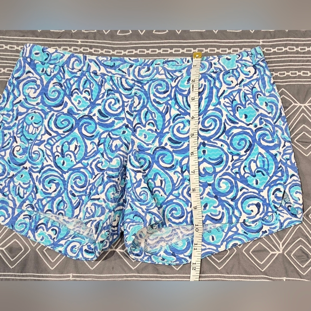 Lilly Pulitzer Adie Shorts In Chasing Tails Print Size 00 - Picture 3 of 7